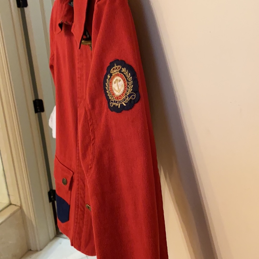 Ralph Lauren red jeans jacket size small - Picture 2 of 3